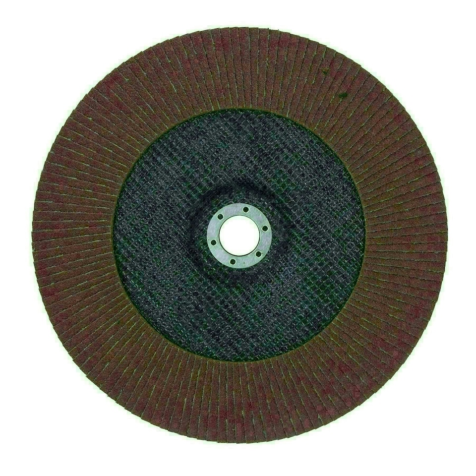 image 1 of 80 Grit Flap Discs Sanding Grinding Rust removing for 9" (230mm) Grinders 10 Pack