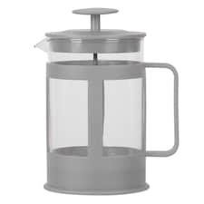 Cafetiere Filter Coffee Tea Pot Press Brewer Maker Glass Plunger Home Kit 800ml | Multi | Grey