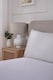 image 3 of Terry Waterproof Mattress Protector Elastic Skirt (White) | White | Single | 1