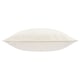 image 3 of Paoletti Neptune Velvet Cushion | White | Ivory | 50 x 50cm | 1