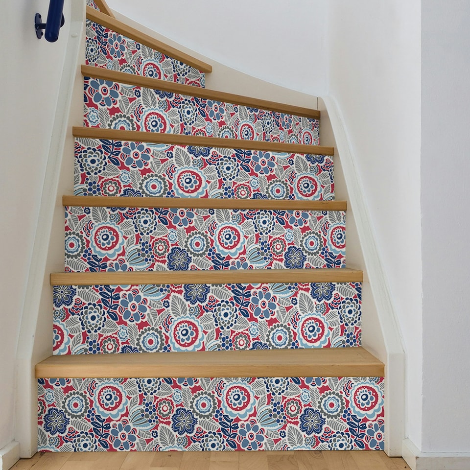 image 1 of NuWallpaper NU3040 Dream On Peel & Stick Wallpaper, Red Multi