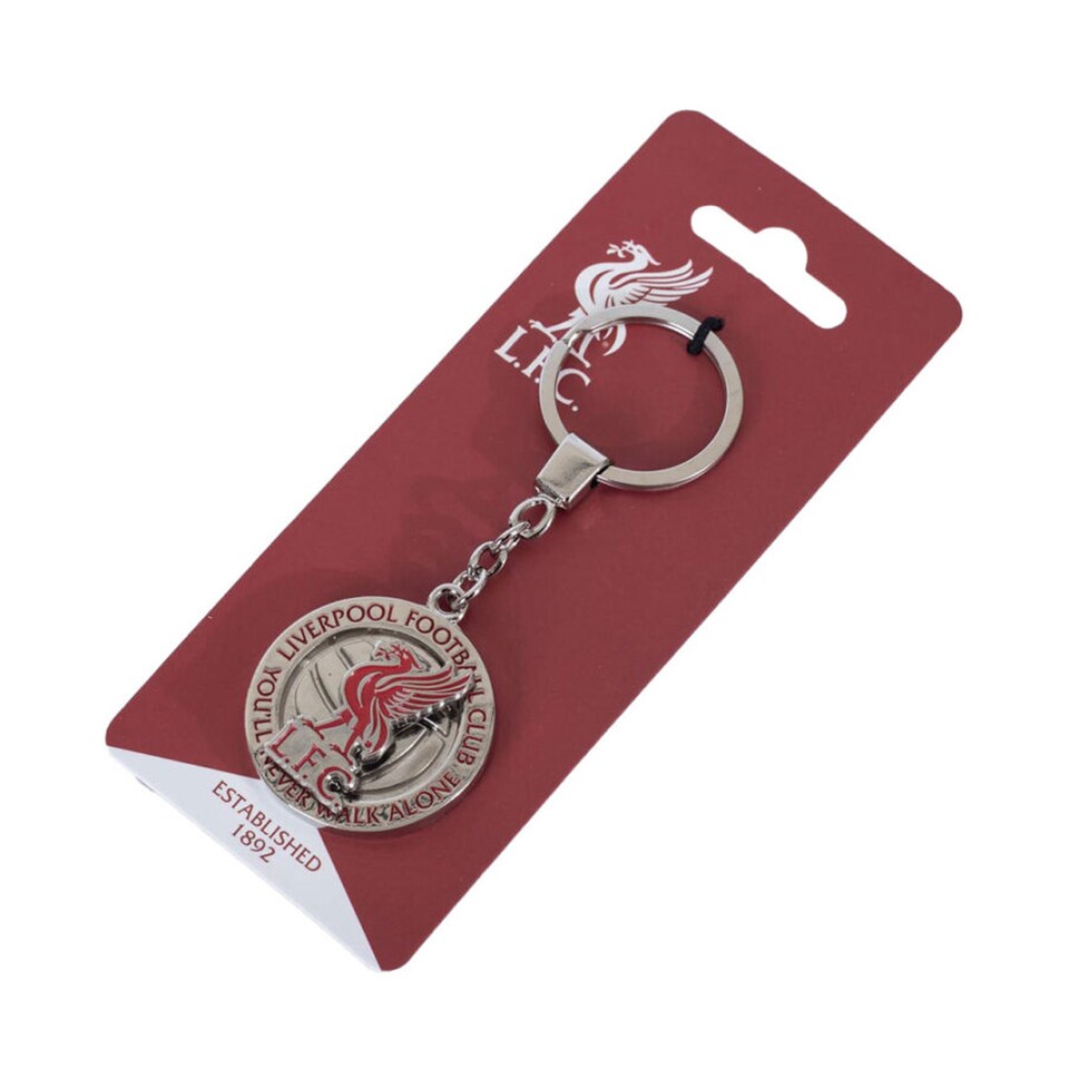 image 1 of Liverpool FC Fidget Spinner Keyring | Red | Red | 1
