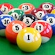 image 9 of Full Size UK Regulation 16 Spots and Stripes Pool Ball Set | Multi