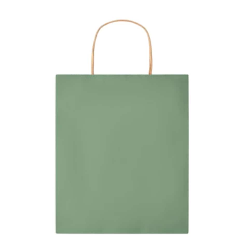 image 1 of MidOcean Paper Tone Paper Gift Bag - Green - 21cm x 18cm x 8cm Green