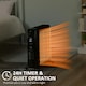 image 5 of HOMCOM 2500W Oil Filled Portable Radiator Heater w/ Remote Control - Black