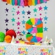 image 4 of Fax Potato Number 9 Pinata Set with Stick & Blindfold - Blue Stick