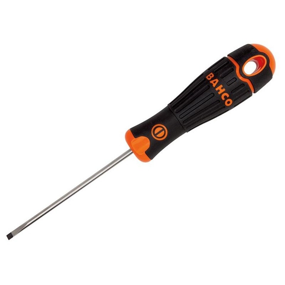 Bahco Bahcofit Screwdriver, Parallel Slotted - Multi Colour - 5.5 x 1.0 x 300mm