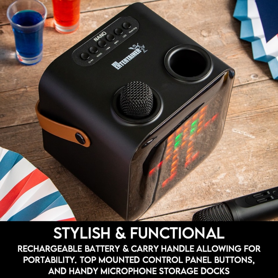 image 1 of Mr Entertainer Nano Compact Karaoke Machine