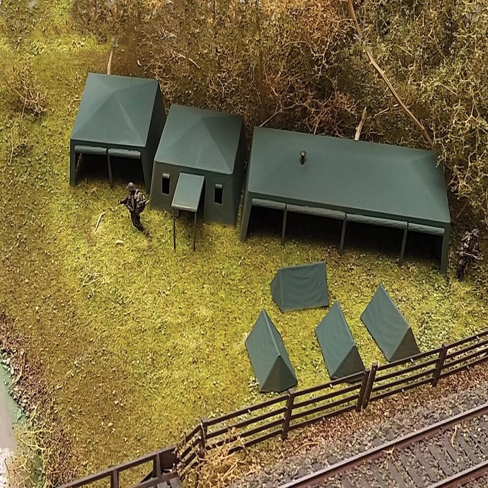 image 1 of GM Structures Fordhampton Military Tents (7)