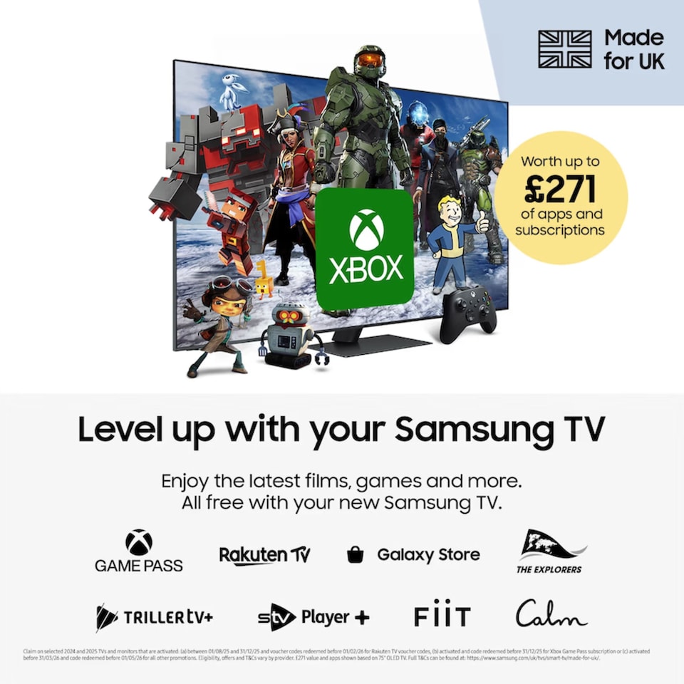 image 1 of Samsung QE75QN73F 75" 4K Neo QLED Vision AI Smart TV 2025