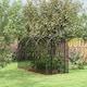 image 2 of Outsunny Fruit Cage 1.2x3.6x1.9m, Zipped Door, Anti-Bird Net, Black