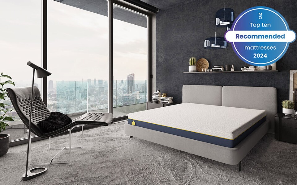 image 1 of Luna Memory 1000 Pocket Hybrid Mattress Small Double | White | Small Double | 1