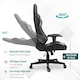 image 3 of Vinsetto High Back Racing Gaming Chair Reclining Computer Chair w/ Head Pillow