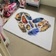 image 4 of Boho tribal heart (Rug) Multi | Large: 140x200cm