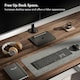 image 5 of VonHaus Adjustable Dual Monitor Stand for 13-32" Screens