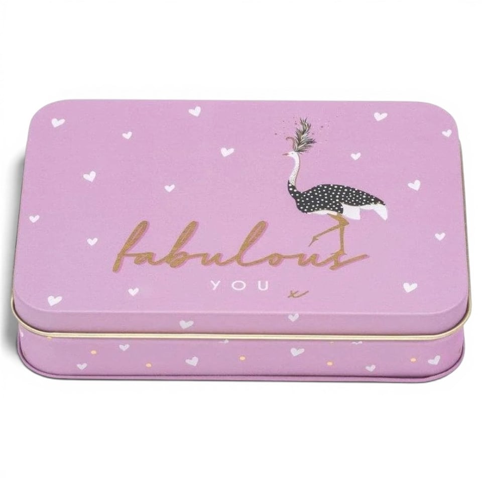 Sara Miller Fabulous You Bird Design Storage Tin