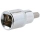 image 3 of 7mm Hex Bit Metric Allen Socket Male 1/2" Drive 55mm Length Strengthened Tip