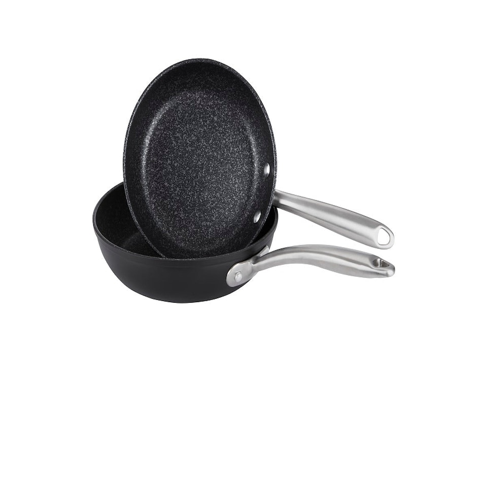 image 1 of Prestige Scratch Guard Non Stick Frying Pan Set | Induction Frying Pan