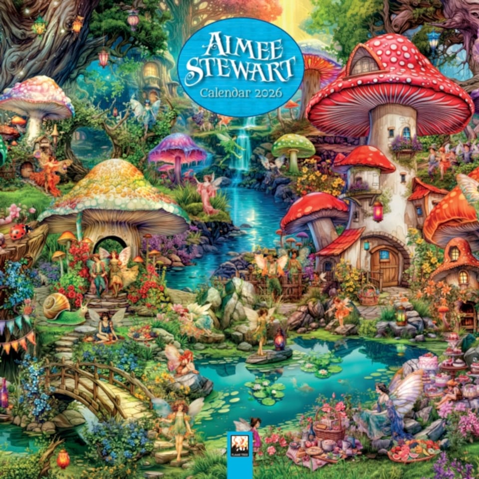 image 1 of Aimee Stewart Wall Calendar 2026 (Art Calendar)