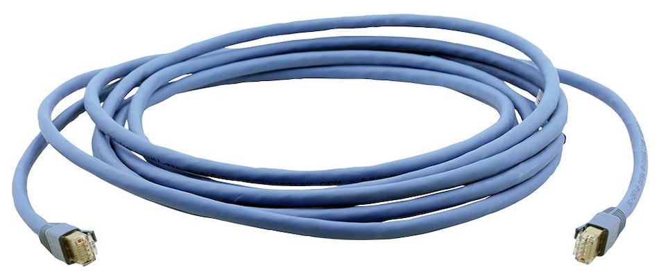 KRAMER - Cat6A U/FTP LSOH Video & LAN Lead, 1.8m Blue
