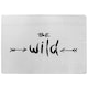 image 1 of Be Wild Inspirational Quote Rug | Multi