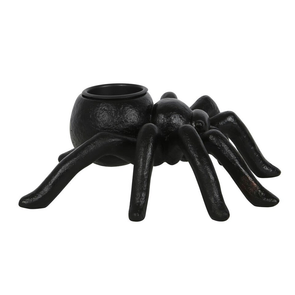 image 1 of Something Different Spider Tealight Holder - Black - One Size