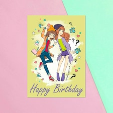 Official Scooby Doo 10th Birthday Girls Greetings Card