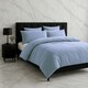 image 1 of Teddy Bear Fleece Soft Cosy Duvet Cover + Pillow Case Set Blue | Super King