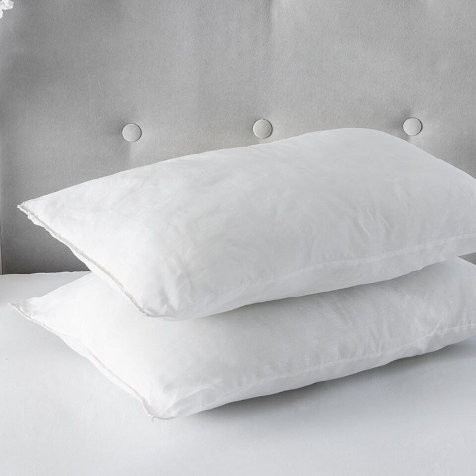 image 1 of Hollowfibre 8 Pack Pillow Polycotton Cover White