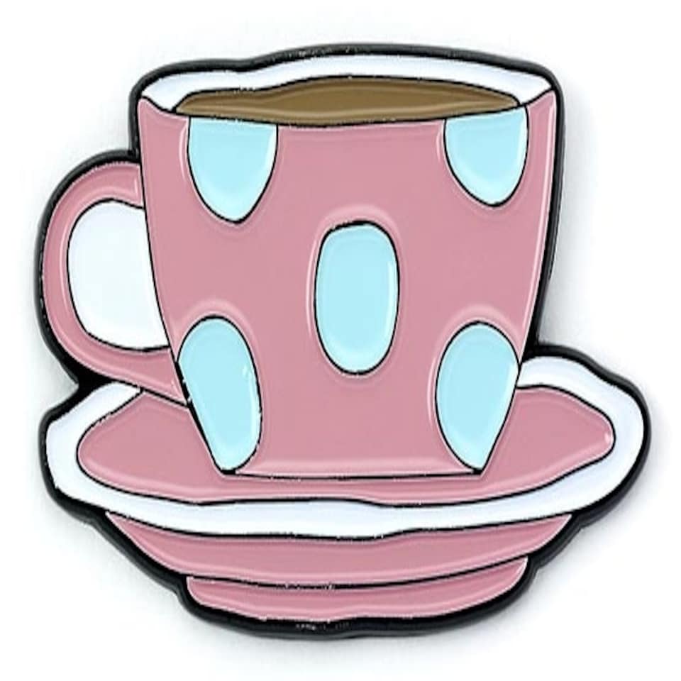 image 1 of Official Friends The TV Series Coffee Cup Pin Badge FTPB0004