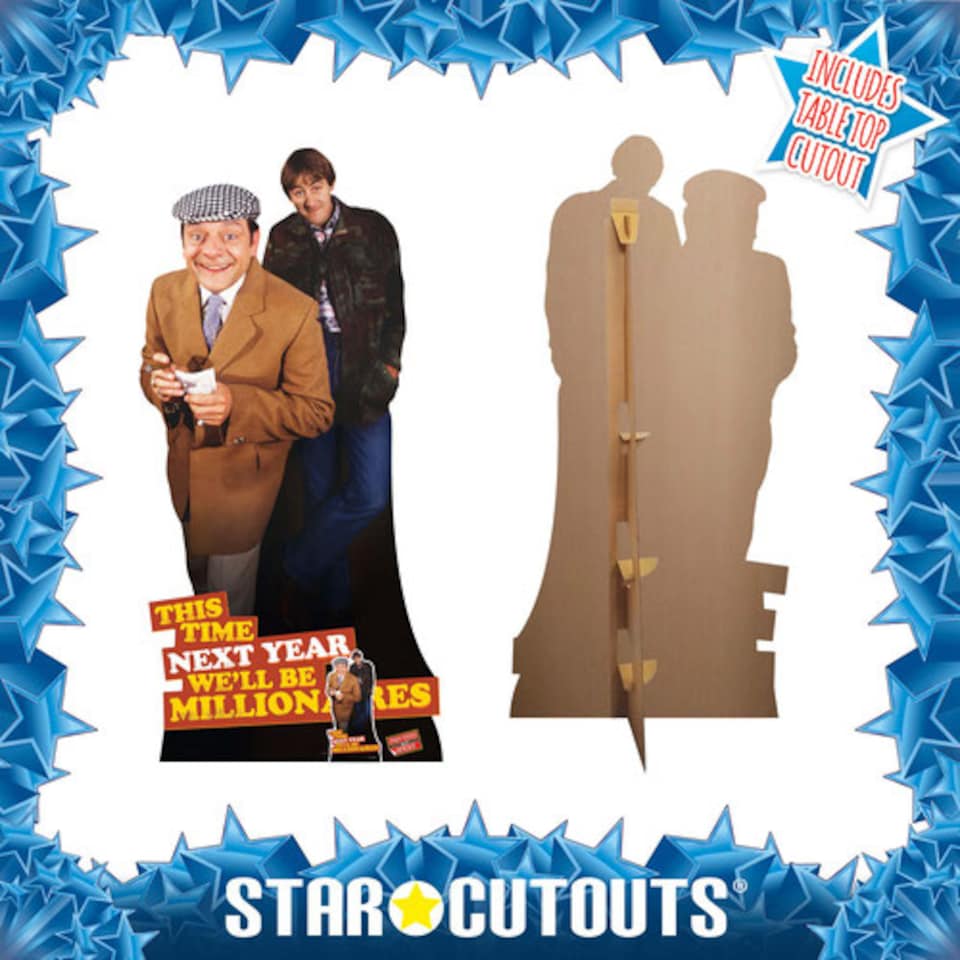 image 1 of Rodney and Del Boy (This Time Next Year We'll Be Millionaires) Only Fools and Horses Lifesize Cardboard Cutout 188cm
