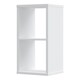 image 3 of Mauro 1 Shelf Storage Unit in White High Gloss/White