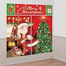 Merry Christmas Backdrop Decorating Kit