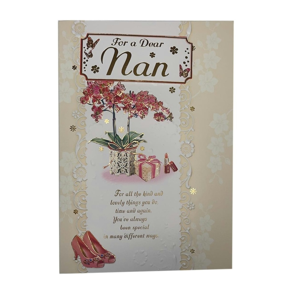 image 1 of For A Dear Nan Birthday Card