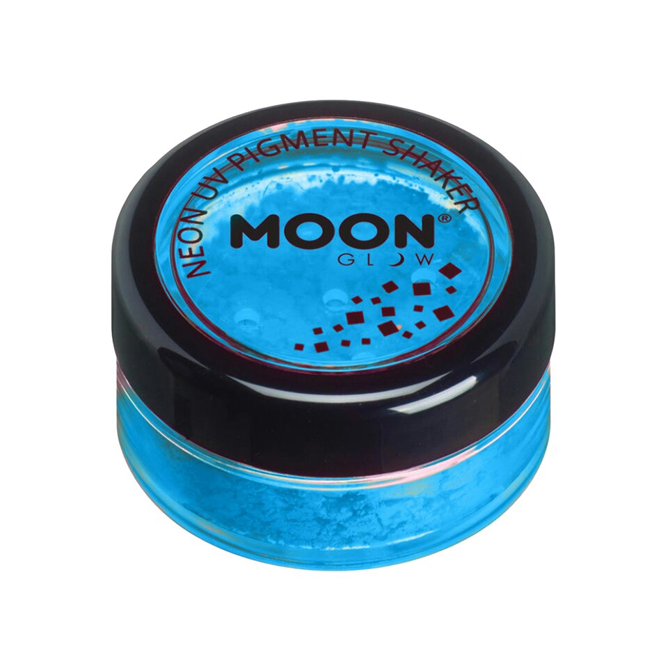 image 1 of Moon Glow Pigment Shakers UV Neon Glitter (Pack of 3) - Red/Yellow/Blue - One Size Red
