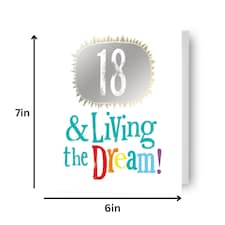 Brightside Age 18 Birthday Card