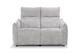 image 2 of Woven Chenille Grey 2 Seater Electric Recliner Sofa CARRERA