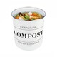 image 6 of Minimalist Essentials Compost Caddy - Metal 2L Decorative Kitchen Food Waste Bin