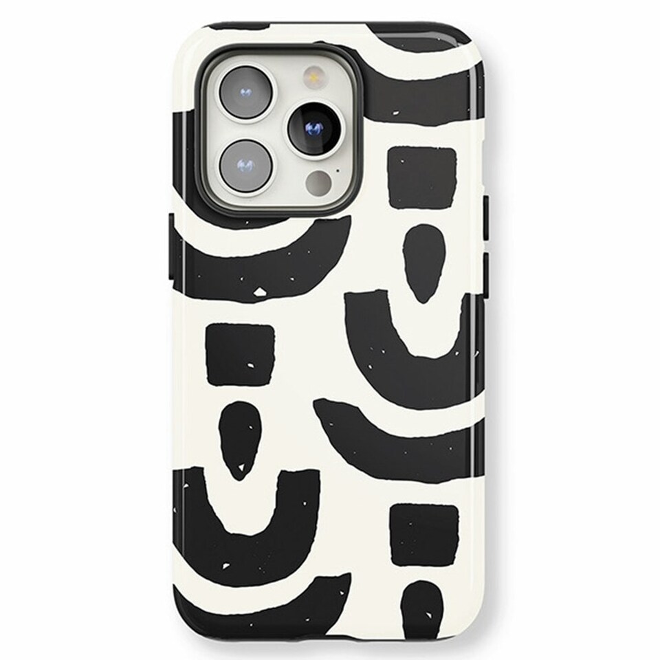 image 1 of Abstract Shapes Phone Case | Black | iPhone 15 Pro
Tough | iPhone 15 Pro
Tough