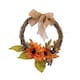 image 1 of Living and Home Halloween Decoration Sunflower Garland with Ribbon & Lights
