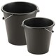 image 3 of 3 x 14L Cement Mixing Concrete Home Garage Building Home Garden Black Buckets