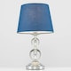image 3 of ValueLights Gatto Silver Table Lamp Silver Shade