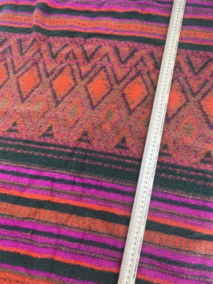 Multicoloured Wool Blend Knit Coating Fabric for Dressmaking, 150cm / 59" Wide - per metre