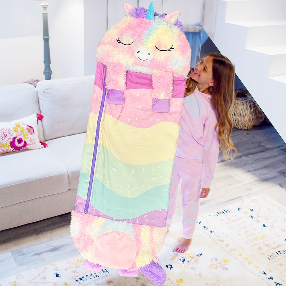 image 1 of Happy Nappers Rainbow Unicorn (Medium)