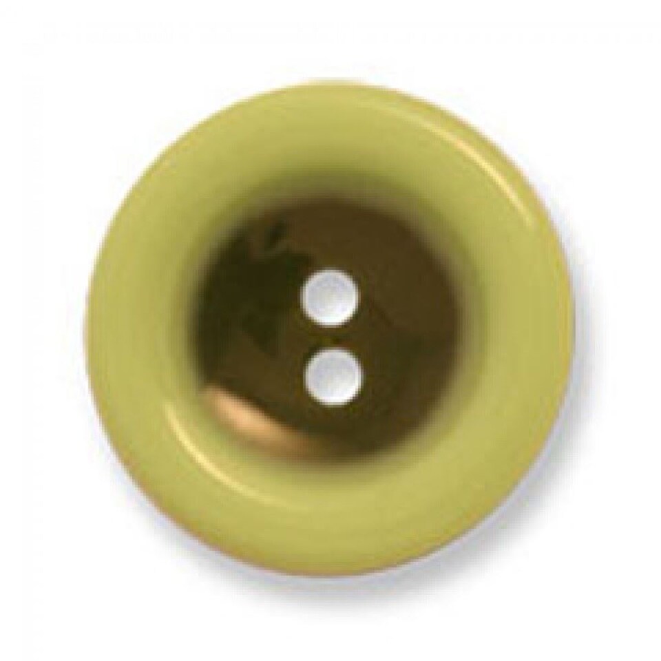 Trimits Green Round Fashion Buttons for Dressmaking - 15mm - per value pack of 50