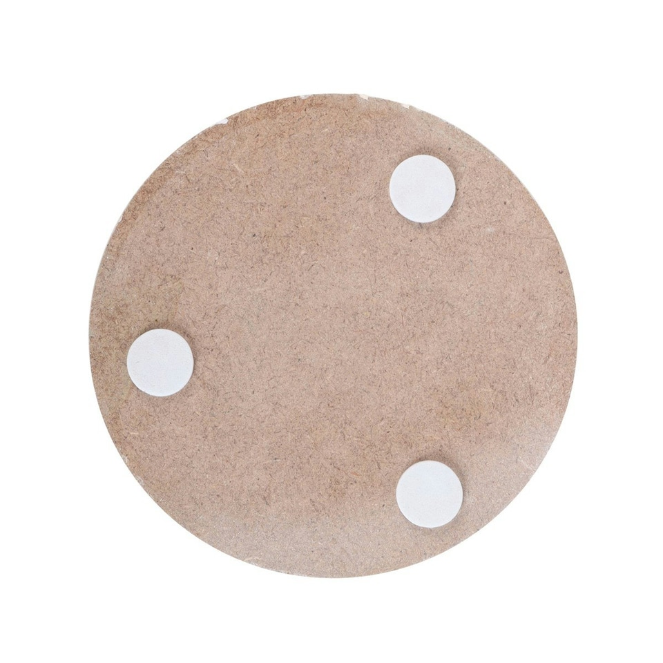image 1 of Something Different Astrology Wheel Coaster Set (Pack of 4) - Cream/Gold - One Size