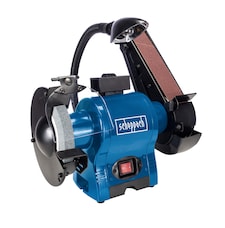 Scheppach BGS700 Grinder Belt Sander, 370W, 150mm Wheel, 50x686mm Belt, LED Work Light