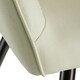 image 6 of Chair Marilyn Set of 8 - with armrests, upholstered, fabric cover, black steel legs Cream | Cream/Black