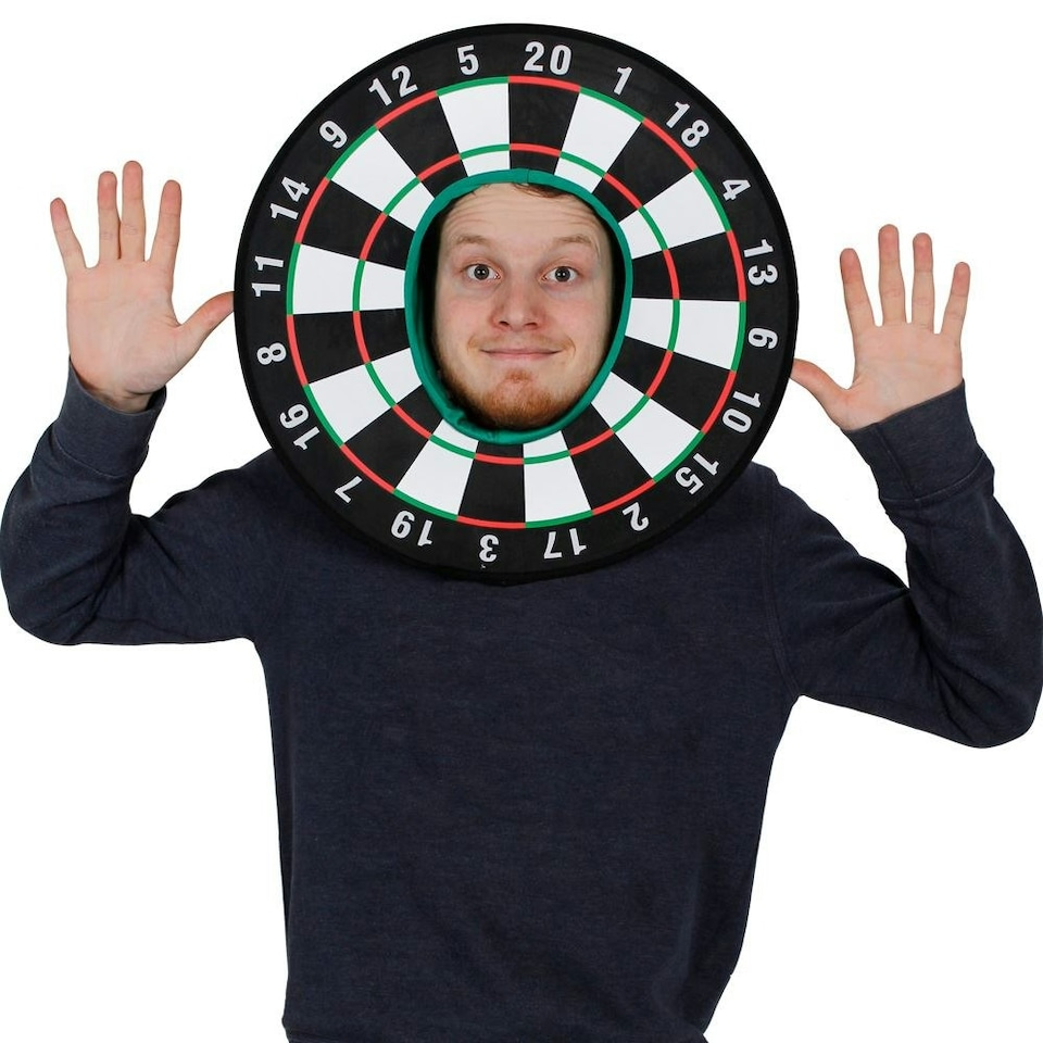 image 1 of Adult Dartboard Hat – Fun Fancy Dress Party Game Accessory N/A | One Size