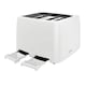 image 6 of Igenix 4 Slice Toaster, 1300W Power, 100 x 100mm Toasting Slots, 6 Variable Browning Levels, Integrated Browning Control Dial with Cancel Function, Removable Crumb Tray, Cord Storage, White